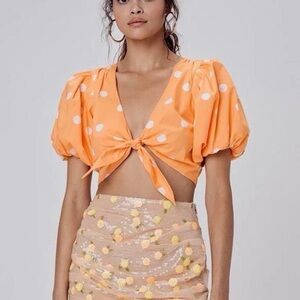 ♻️ For Love & Lemons Top Small